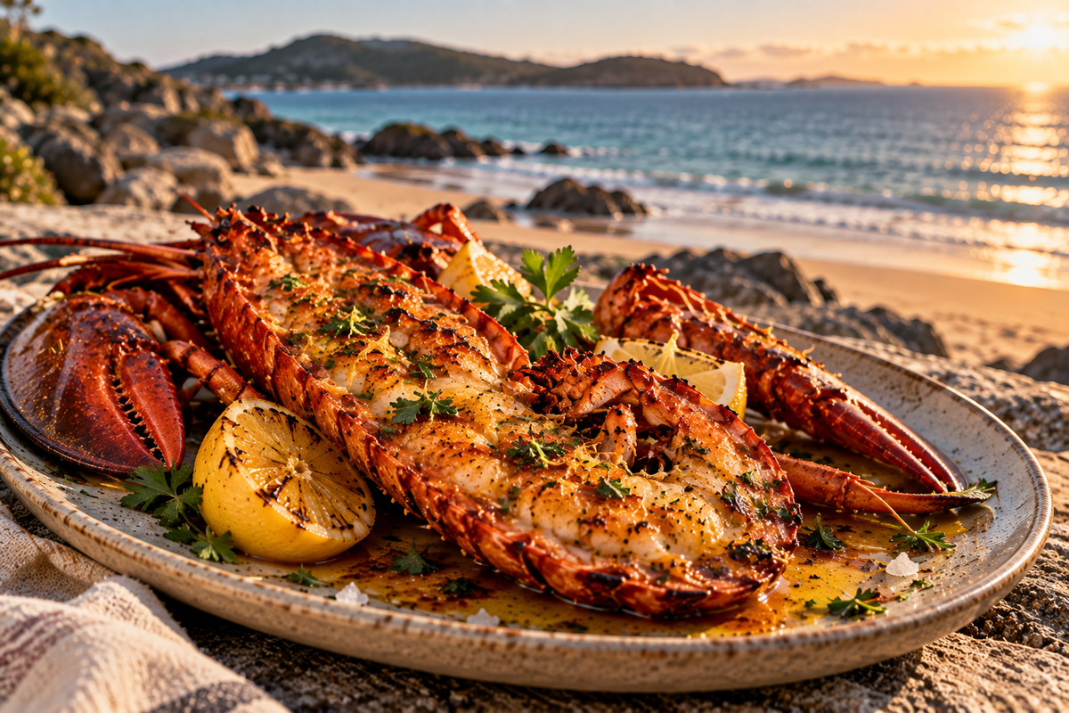 🦞 Bogavante a la plancha con miel MELASSO, limón y pimentón