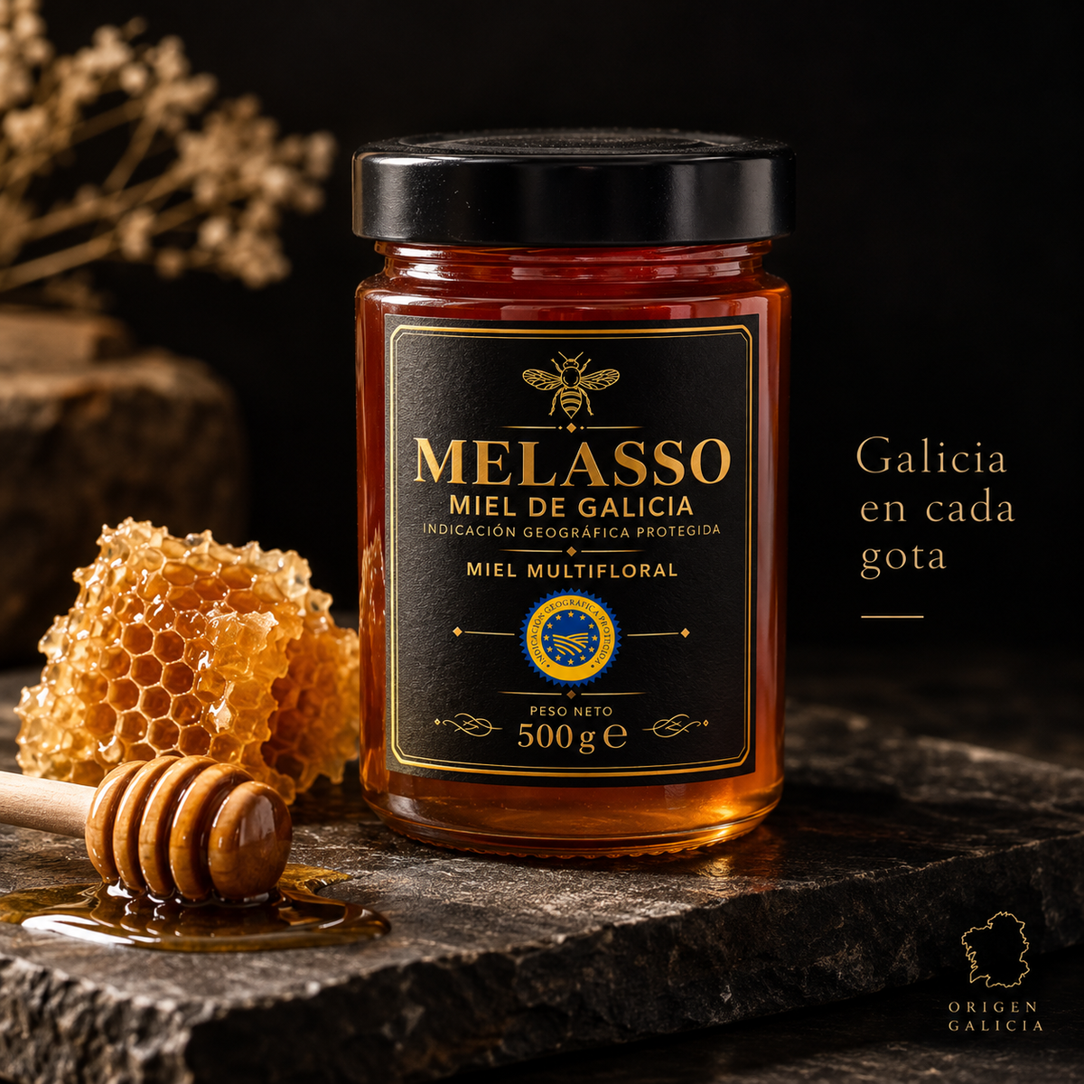 MELASSO - Miel de Galicia IGP Premium